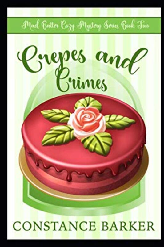 Book cover for "Crepes and Crimes" by Constance Barker