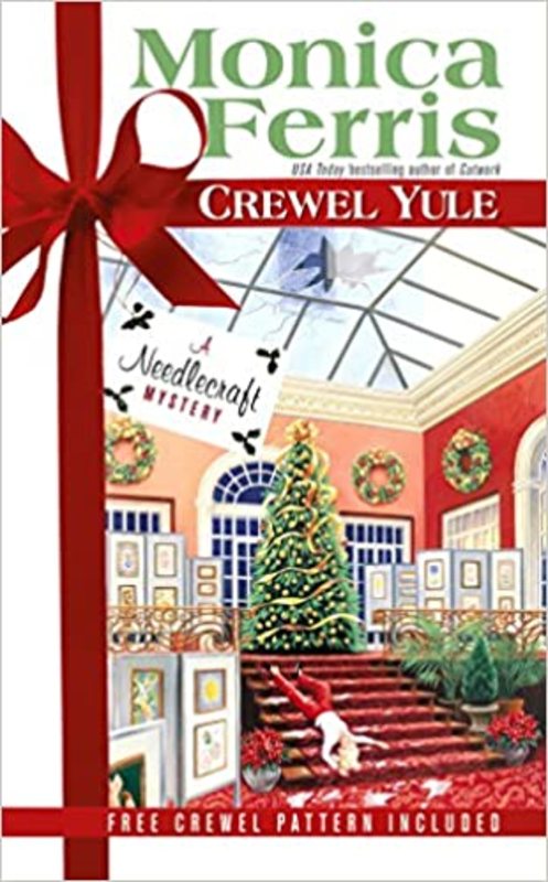 Book cover for "Crewel Yule" by Monica Ferris