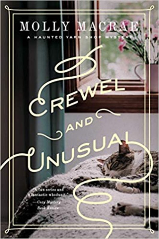 Book cover for "Crewel and Unusual" by Molly MacRae