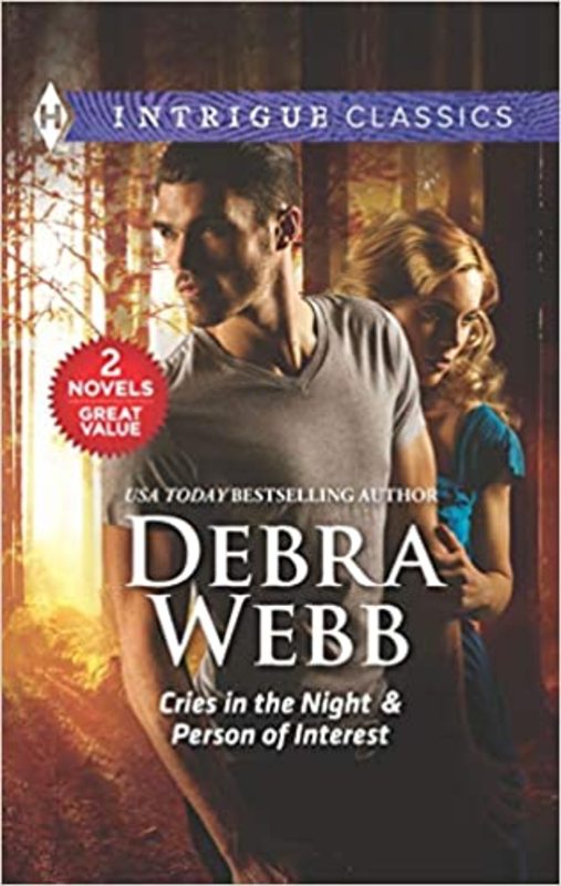 Book cover for "Cries in the Night & Person of Interest" by Debra Webb
