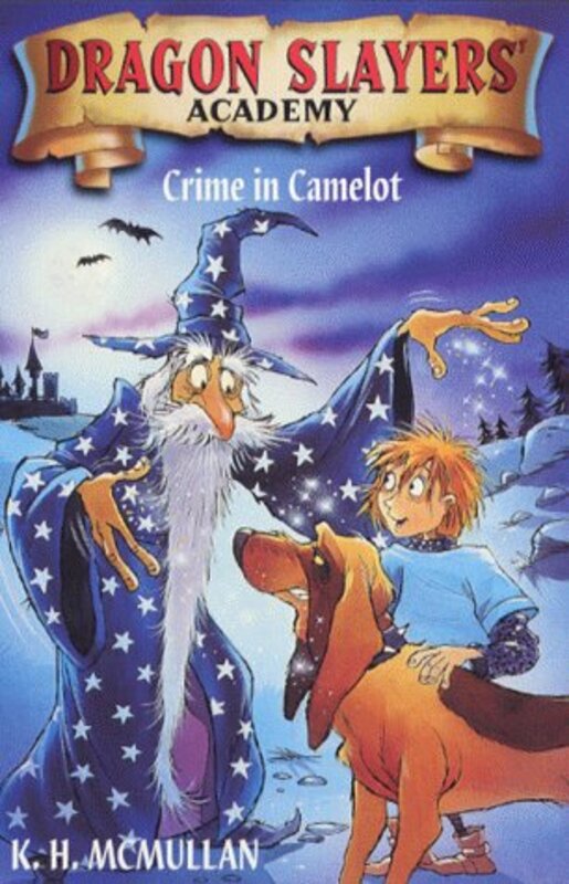 Book cover for "Crime in Camelot" by Kate McMullan