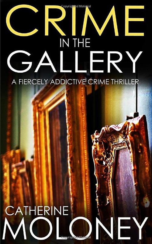 Book cover for "Crime in the Gallery" by Catherine Moloney