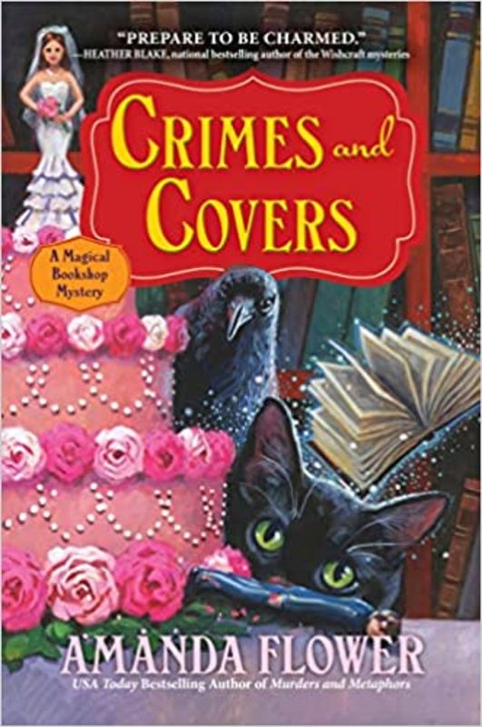 Book cover for "Crimes and Covers" by Amanda Flower