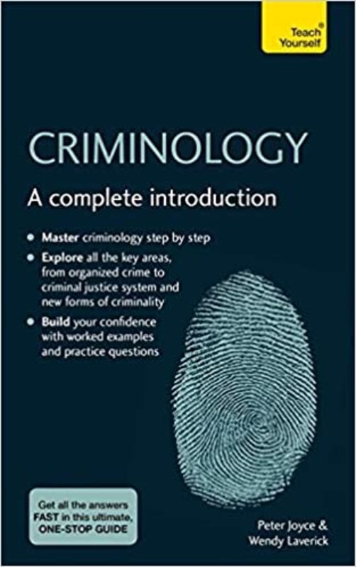 Book cover for "Criminology" by Peter Joyce