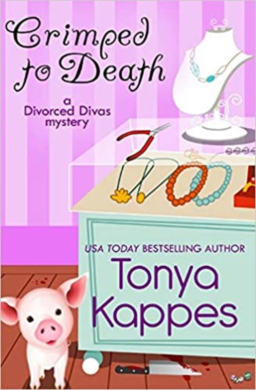 Book cover for "Crimped to Death" by Tonya Kappes
