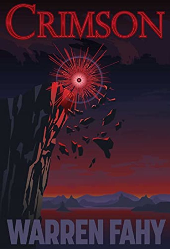 Book cover for "Crimson" by Warren Fahy