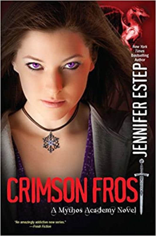 Book cover for "Crimson Frost" by Jennifer Estep