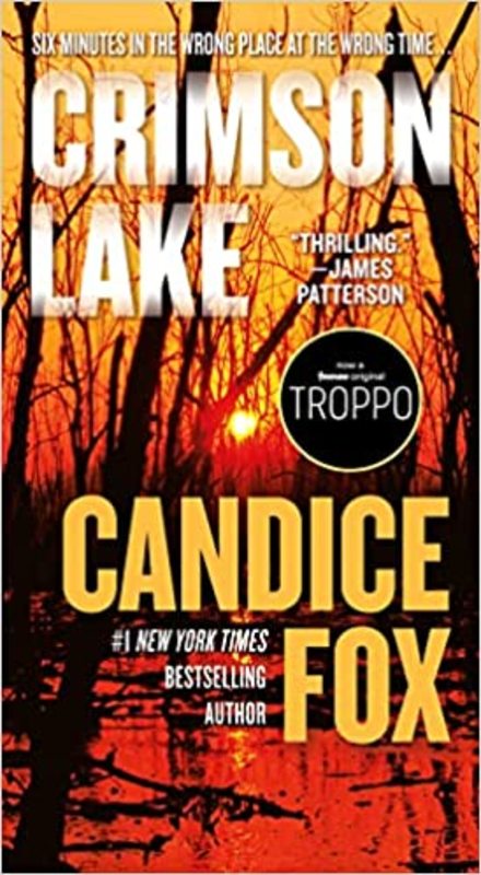 Book cover for "Crimson Lake" by Candice Fox