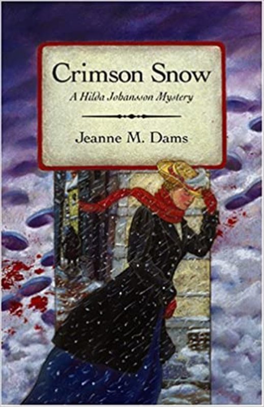 Book cover for "Crimson Snow" by Jeanne M Dams