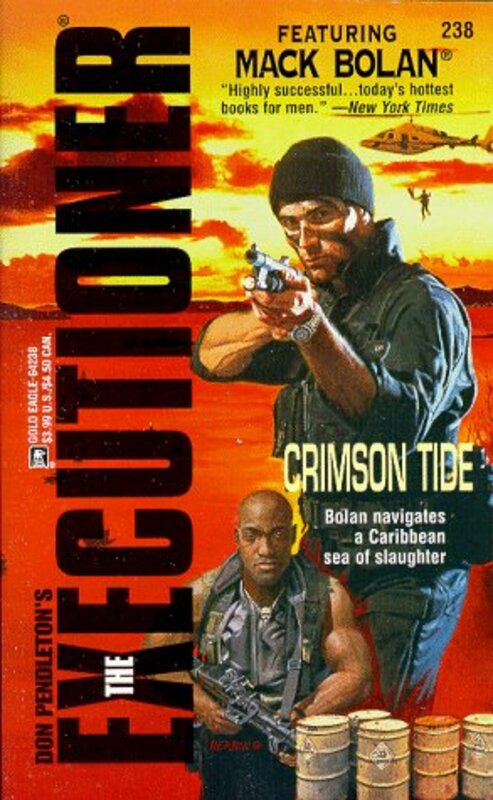 Book cover for "Crimson Tide" by Don Pendleton