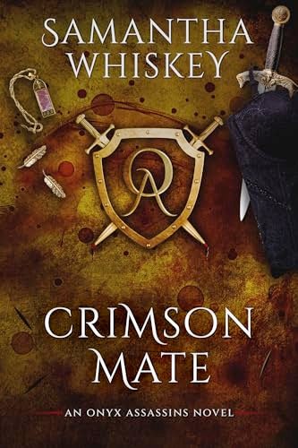 Book cover for "Crimson Mate" by Samantha Whiskey