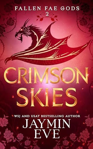 Book cover for "Crimson Skies" by Jaymin Eve