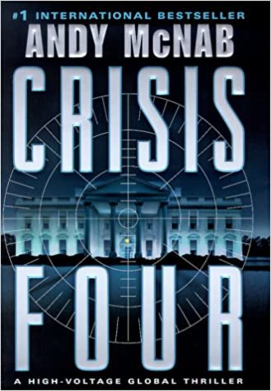 Book cover for "Crisis Four" by Andy McNab