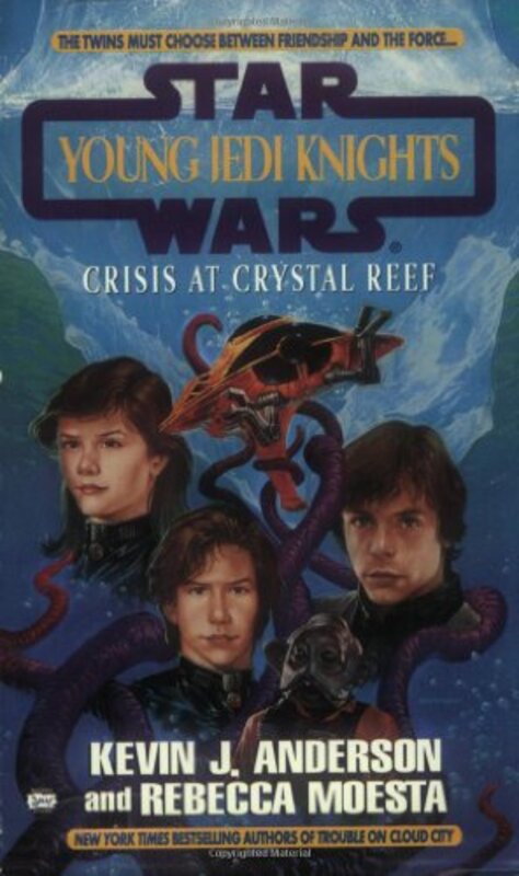 Book cover for "Crisis at Crystal Reef" by Kevin J Anderson