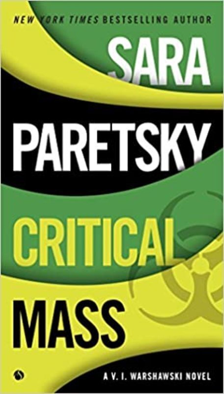 Book cover for "Critical Mass" by Sara Paretsky