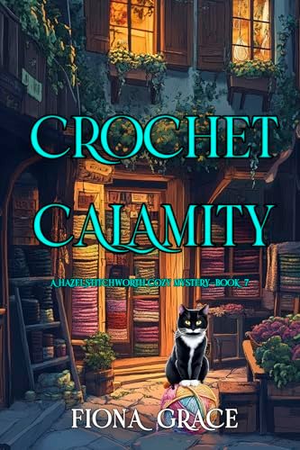 Book cover for "Crochet Calamity" by Fiona Grace