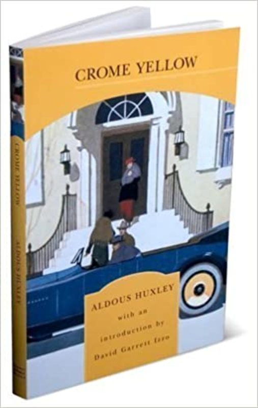 Book cover for "Crome Yellow" by Aldous Huxley