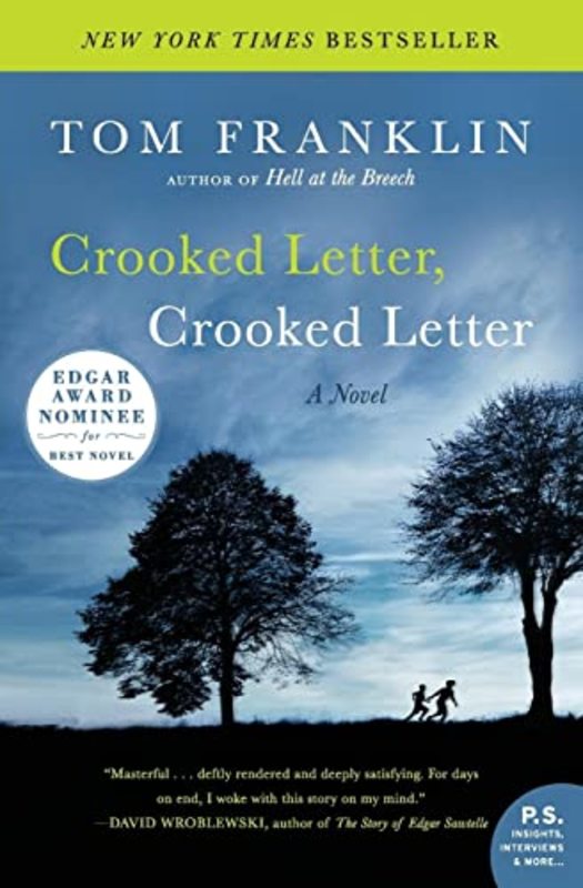Book cover for "Crooked Letter, Crooked Letter" by Tom Franklin