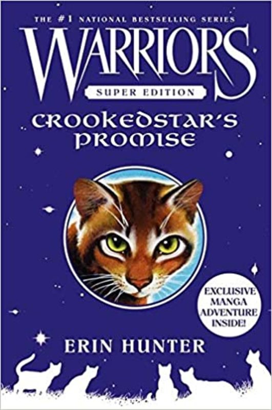 Book cover for "Crookedstar's Promise" by Erin Hunter