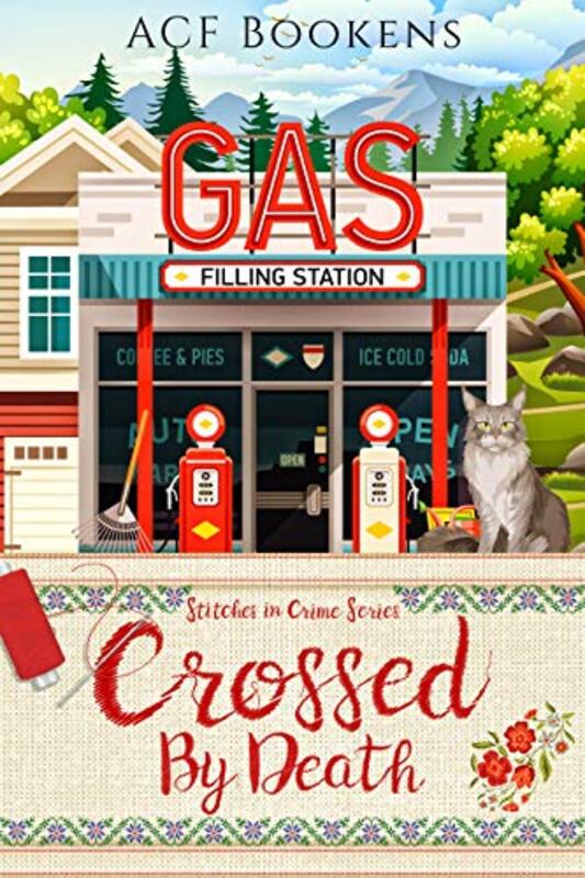 Book cover for "Crossed By Death" by ACF Bookens