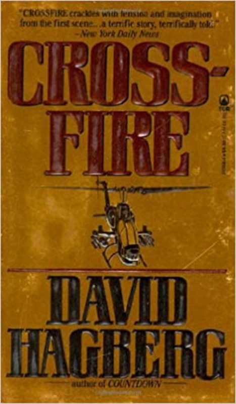 Book cover for "Crossfire" by David Hagberg