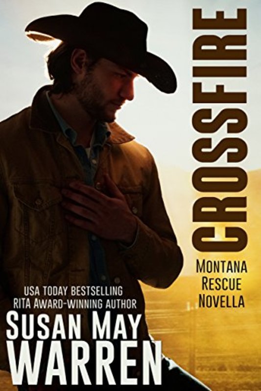 Book cover for "Crossfire" by Susan May Warren