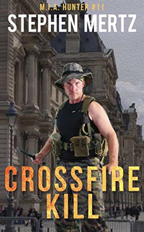 Book cover for "Crossfire Kill" by Stephen Mertz