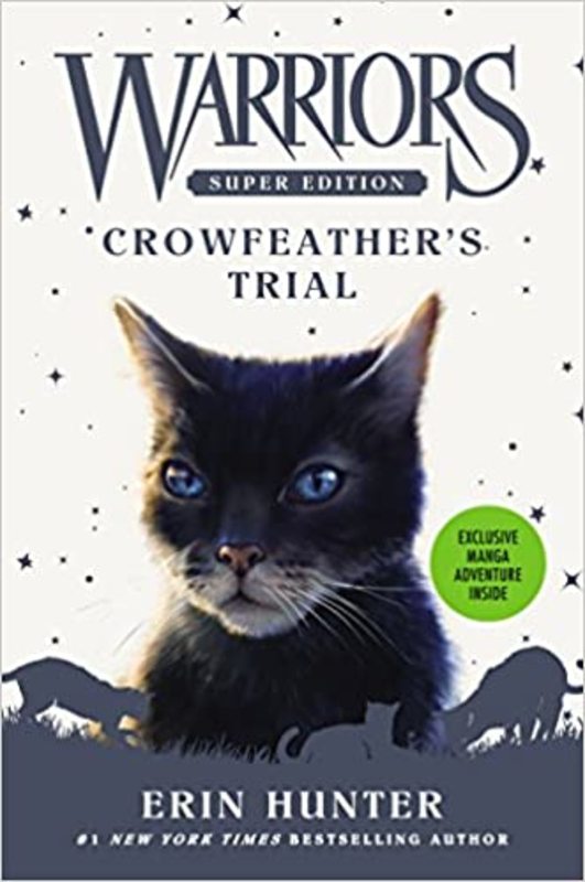 Book cover for "Crowfeather’s Trial" by Erin Hunter