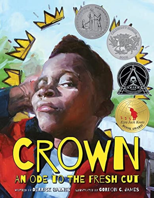 Book cover for "Crown" by Derrick Barnes