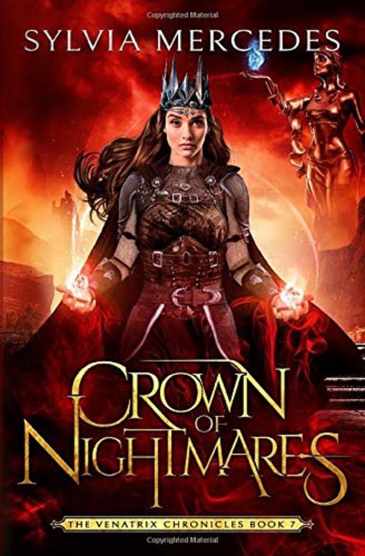 Book cover for "Crown of Nightmares" by Sylvia Mercedes