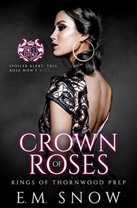 Book cover for "Crown of Roses" by EM Snow