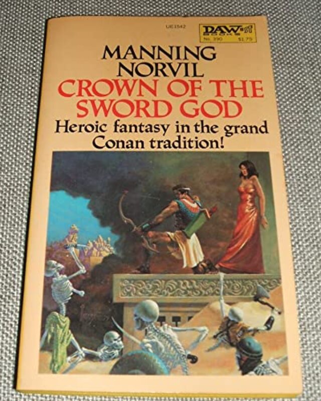 Book cover for "Crown of the Sword God" by Kenneth Bulmer