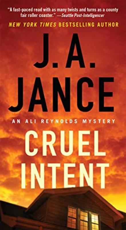 Book cover for "Cruel Intent" by J. A. Jance