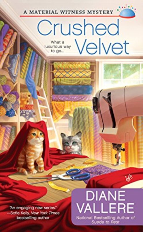 Book cover for "Crushed Velvet" by Diane Vallere