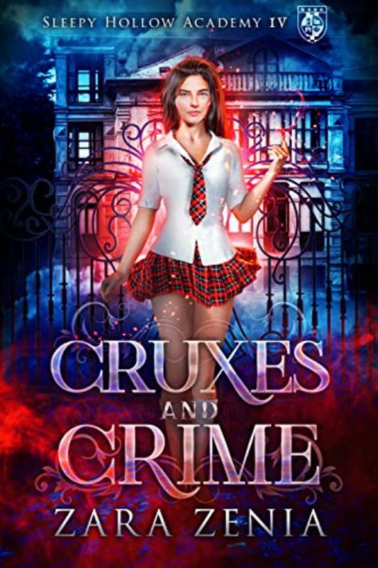 Book cover for "Cruxes and Crime" by Zara Zenia