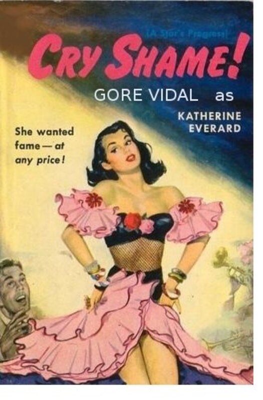 Book cover for "Cry Shame!" by Gore Vidal