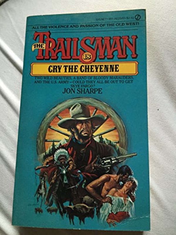 Book cover for "Cry of the Cherokee" by Jon Sharpe