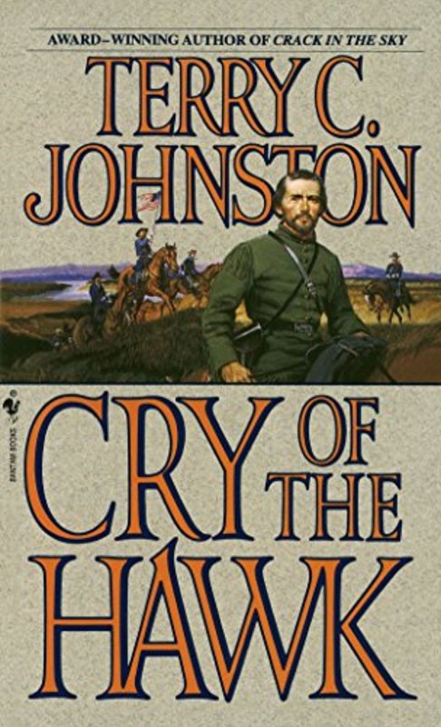 Book cover for "Cry of the Hawk" by Terry C Johnston