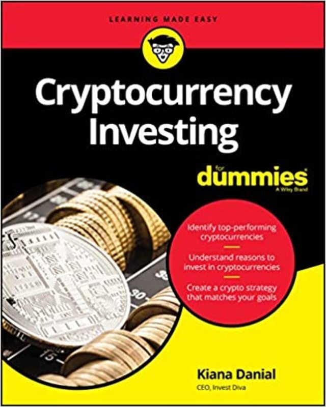 Book cover for "Cryptocurrency Investing For Dummies" by Kiana Danial