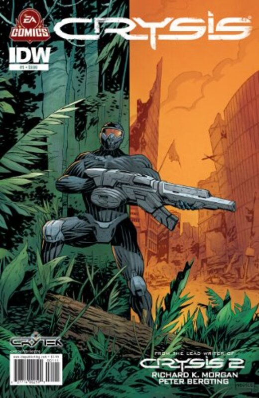 Book cover for "Crysis #1" by Richard K Morgan