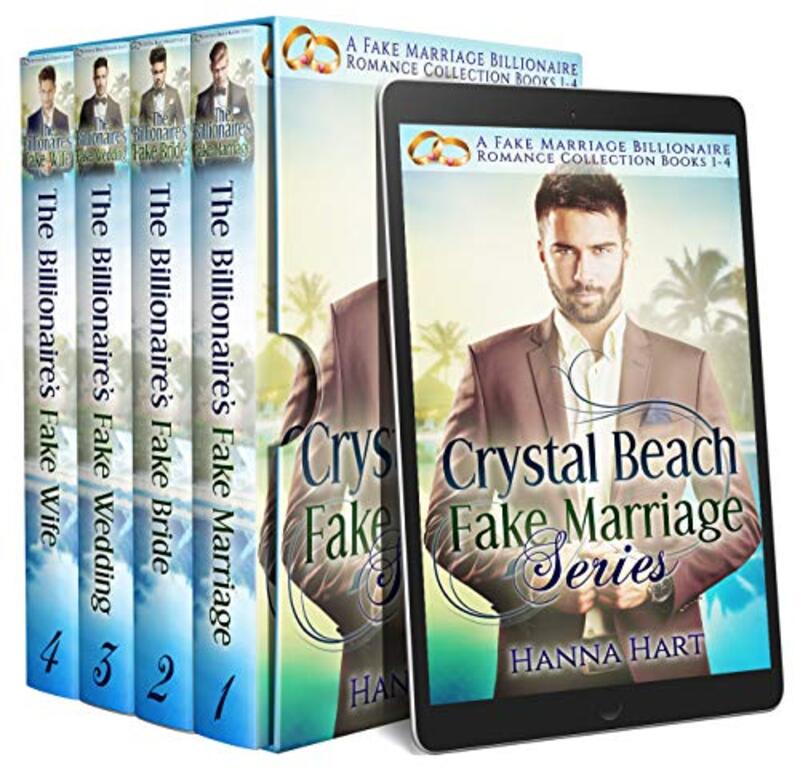 Book cover for "Crystal Beach Resort Series" by Hanna Hart