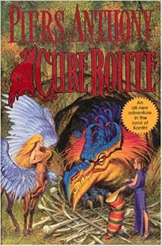 Book cover for "Cube Route" by Piers Anthony