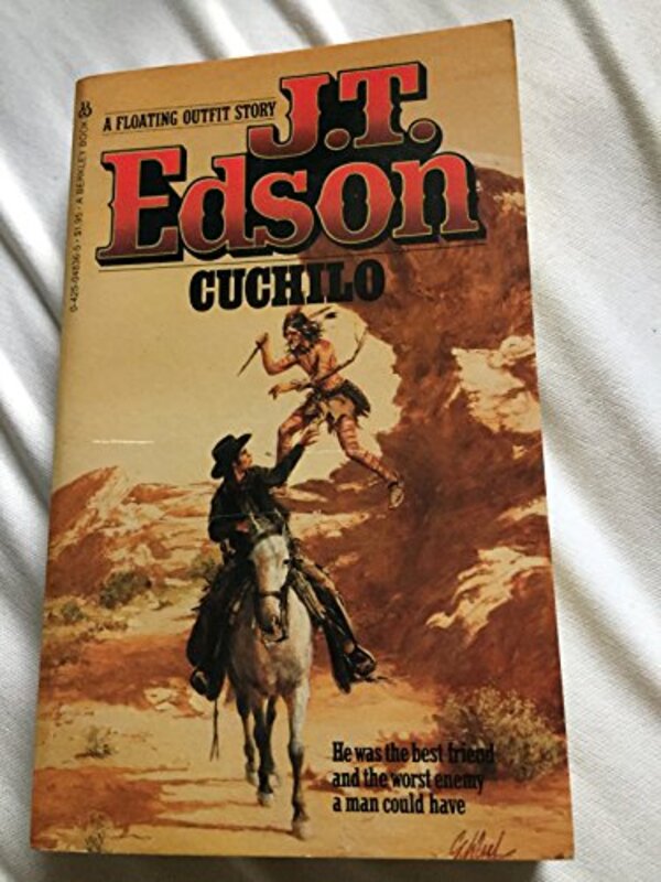 Book cover for "Cuchilo" by JT Edson