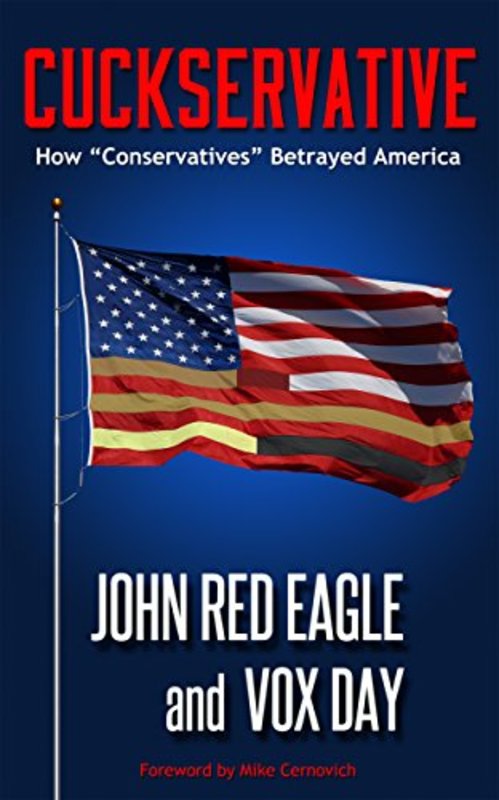 Book cover for "Cuckservative" by Vox Day