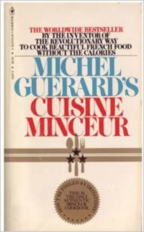 Book cover for "Cuisine Minceur" by Michel Guerard