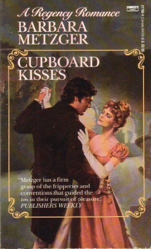 Book cover for "Cupboard Kisses" by Barbara Metzger