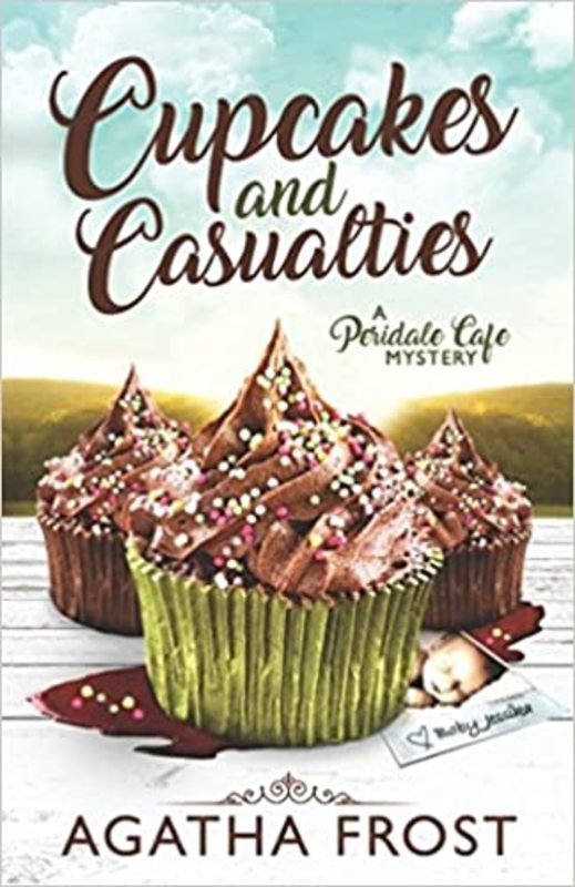 Book cover for "Cupcakes and Casualties" by Agatha Frost