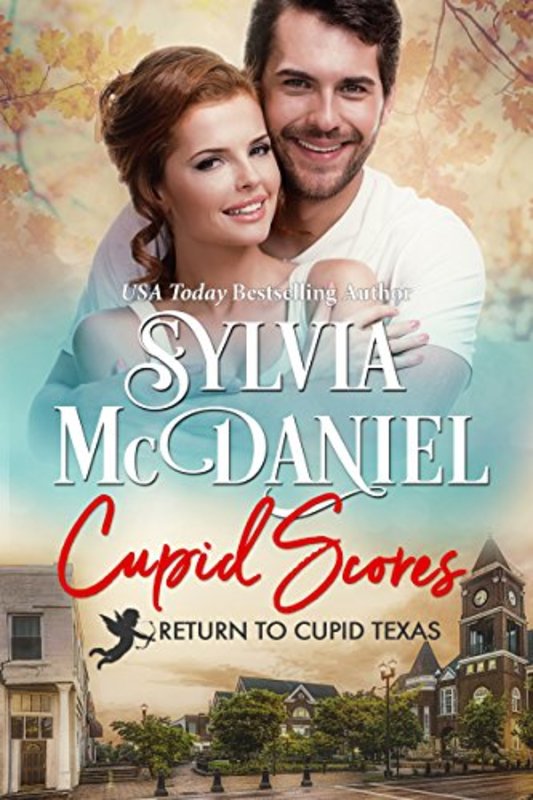 Book cover for "Cupid Scores" by Sylvia McDaniel