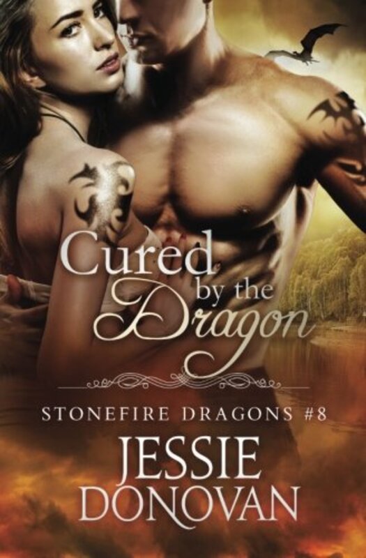 Book cover for "Cured by the Dragon" by Jessie Donovan