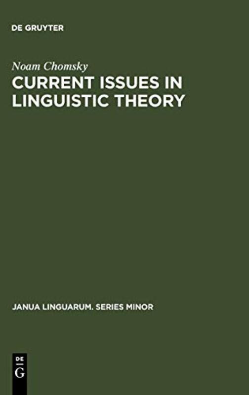 Book cover for "Current Issues in Linguistic Theory"